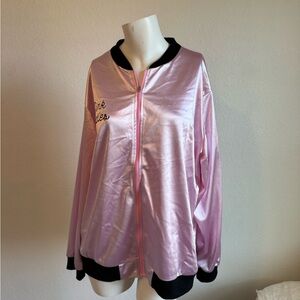 Grease Pink Ladies Satin Bomber Jacket Costume